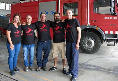 Premiado el proyecto tecnológico español “Prometeo” para proteger a los bomberos en acción