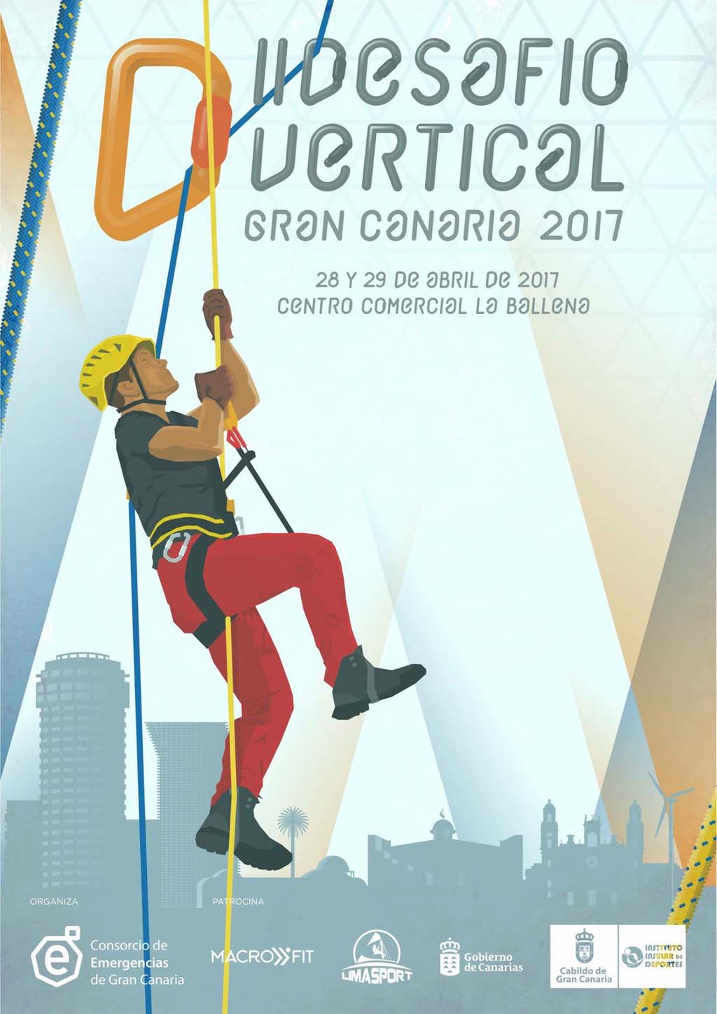 10 equipos competirán en el II Desafío Vertical Gran Canaria, el 28 y 29 de abril, organizado por @emergencias_gc