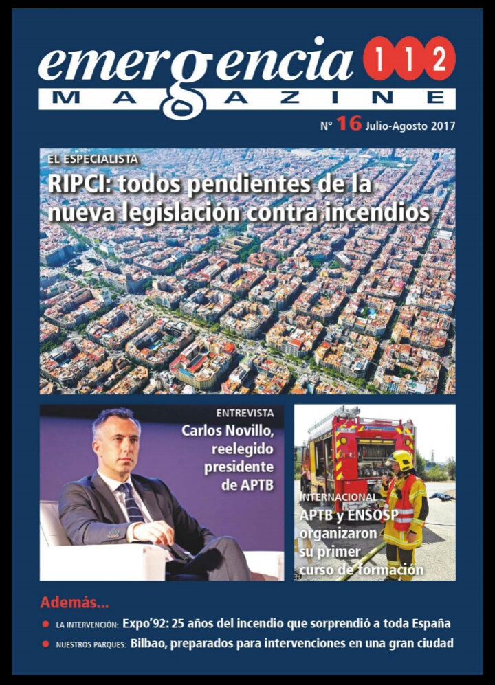 Disponible en www.aptb.org el número 16 de #E112Magazine, para socios y suscriptores