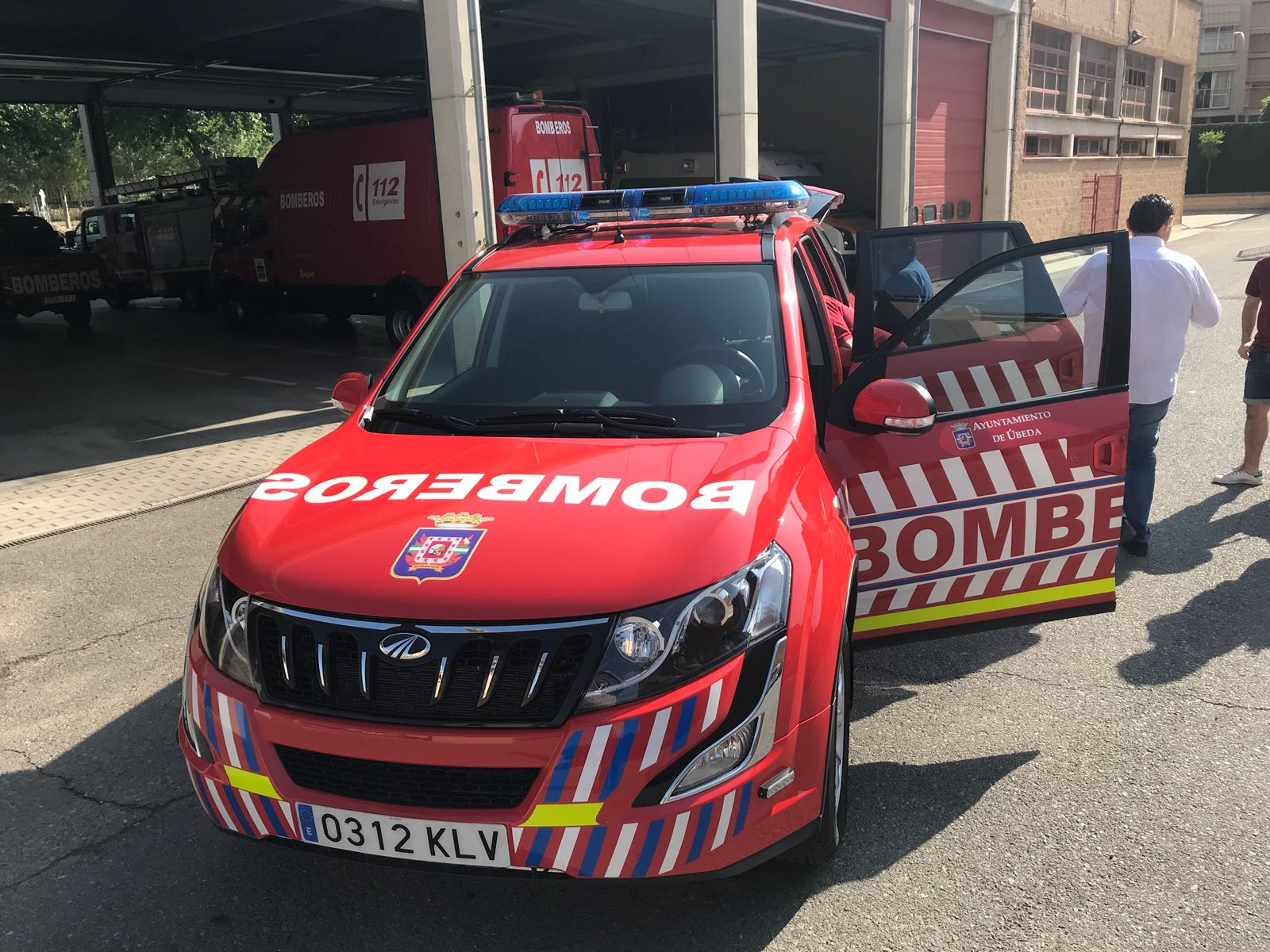 Los #Bomberos de Úbeda incorporan un nuevo vehículo a su flota