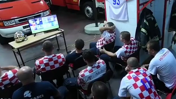 La reacción más viral de los #bomberos de Croacia