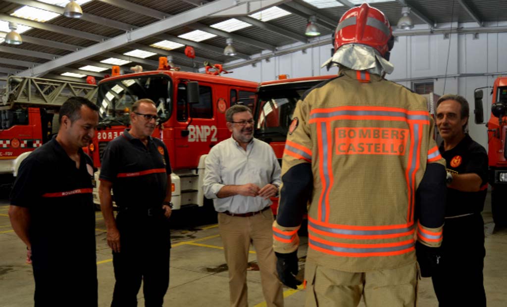 Los #Bomberos de #Castellón estrenan trajes protectores @AjuntCastello