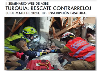 Webinar de ASBE para Bomberos y Sanitarios, el día 30 de mayo con inscripción gratuita