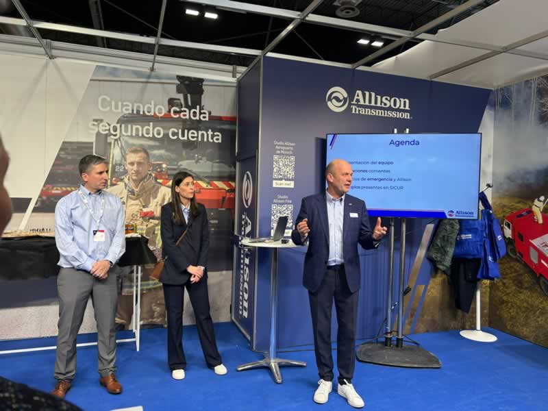 Los Cuerpos de Bomberos europeos confían en Allison Transmission para responder a las nuevas exigencias operativas