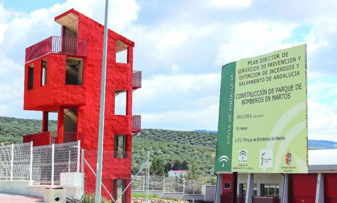 Jaén colaborará con el nuevo parque de #bomberos de Martos durante el primer año