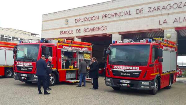El proyecto de formación para #bomberos Safed comienza con una jornada sobre puestos de mando en La Almunia 