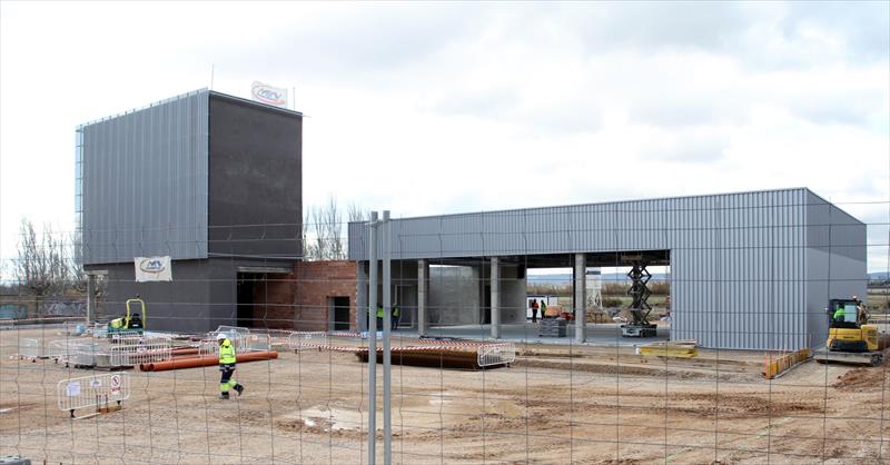 Las obras del nuevo parque de #bomberos de Casetas finalizarán antes del verano
