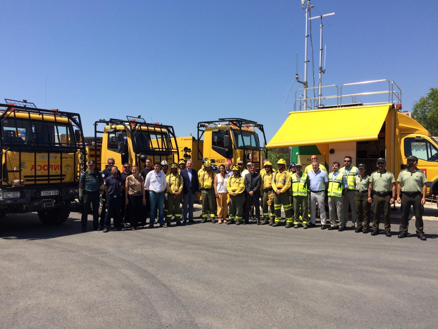 Huelva presenta el plan de prevención y extinción de fuegos forestales 