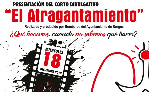 Los Bomberos de Burgos presentan este miércoles el cortometraje divulgativo 'El atragantamiento'